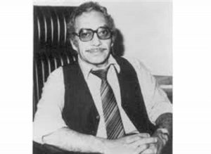 Retrato en blanco y negro de periodista Manuel Buendía.