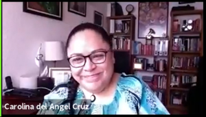 Captura de Carolina del Ángel Cruz sobre elecciones en pandemia.
