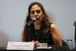 Consejera Claudia Zavala. Foto: INE