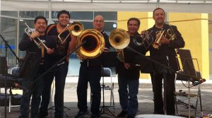 OFUBRASS, quinteto de metales. Foto: Karina Alavez