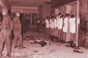 Estudiantes arrestados. Foto: Gaceta UNAM, Suplemento No. 21, Oct. 1 2018