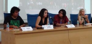 Marcos Smar, Alejandra Leal, Rodrigo Nava y Silvia Emanuelli. Foto. Rosa Orozco.