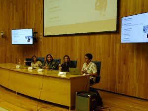Verónica Romero, Silvia González, Carlos Meza y Jaime Pallares. Foto: Rosa Orozco.