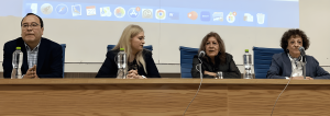 Ciro Murayama, Karolina Gilas, Carola García y Jacqueline Peschard. Foto: Fabian Mendoza.