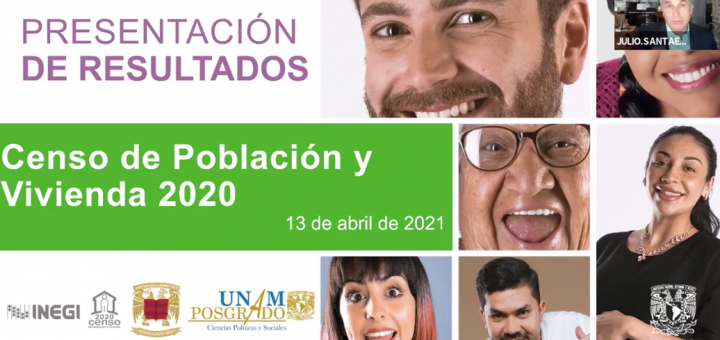 Banner presentando resultados del Censo de Población y Vivienda 2020