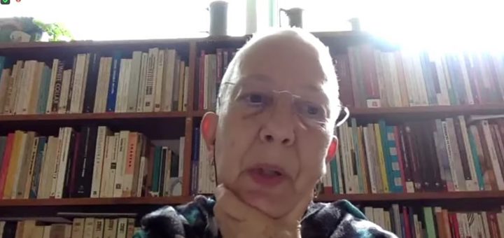 Captura de Martha Singer hablando sobre el torcimiento identitario de las coaliciones