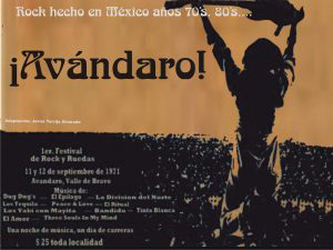 Poster del festival de Avándaro